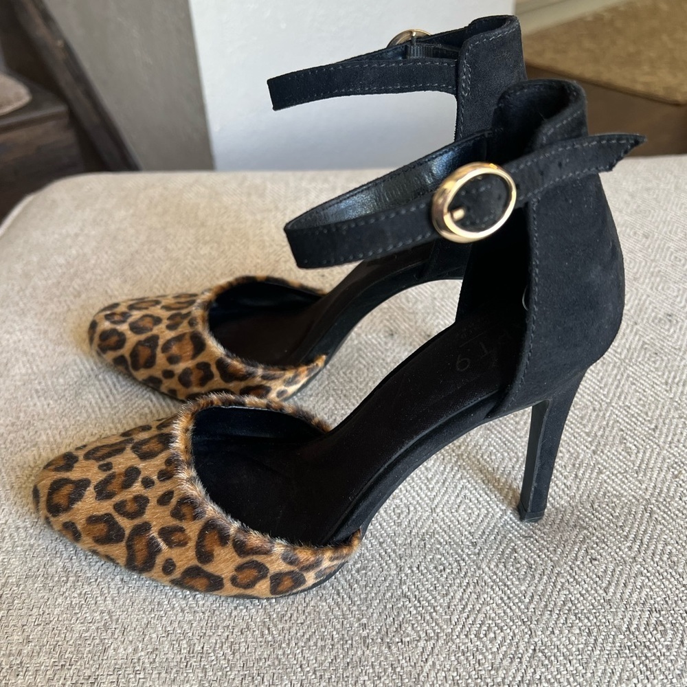 Apt. 9 Confection D’orsay Leopard Print High Heel… - image 2